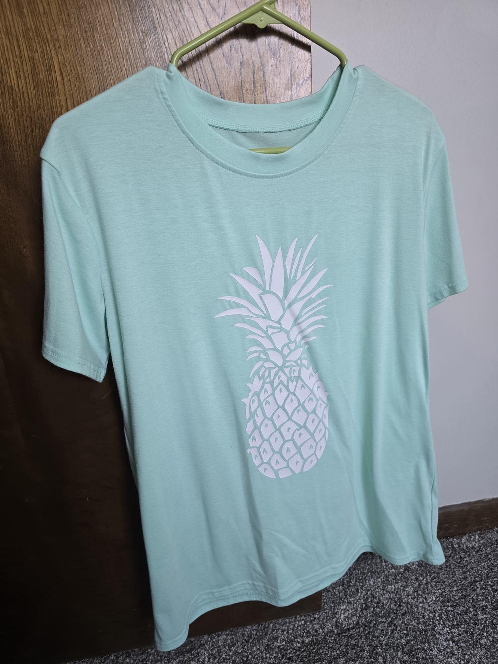 Mint Pineapple Graphic Tee